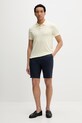 Calvin Klein chino kratke hlače moške z bombažem LV04LF622G mornarsko modra SS26