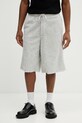 American Vintage szorty dzianina szary MHOK09B