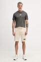 Alpha Industries szorty dresowe męskie z bawełną Camo Jogger Shorts 156377 beżowy SS26