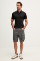 Alpha Industries szorty cargo męskie bawełniane Canvas Cargo Short 156264 szary SS26