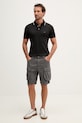 Alpha Industries szorty cargo męskie bawełniane Canvas Cargo Short 156264 szary SS26