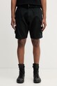 Alpha Industries Mesh Utility szorty cargo bawełniane męskie czarny 266251