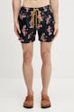 RHUDE Turbo Floral Swim Short šortky pánské černá RHSS26SH01108