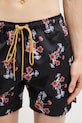 RHUDE Turbo Floral Swim Short šortky pánské černá RHSS26SH01108