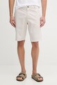 Trussardi szorty męskie bawełniane z elastanem beżowy P026M000118N