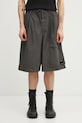 C.P. Company pantaloni scurți din bumbac uni gri 20CMBE127A110325G