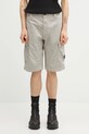 C.P. Company szorty z elastanem szary 20CMBE746A005694G