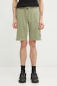 Памучен къс панталон C.P. Company памук зелен 20CMSB704A002246G