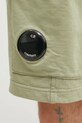 C.P. Company szorty bawełniane zielony 20CMSB704A002246G