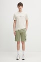 Βαμβακερό σορτσάκι C.P. Company 20CMSB704A002246G πράσινο