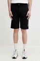 Хлопковые шорты C.P. Company гладкий чёрный RCCMSB704A002246G