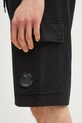 C.P. Company szorty bawełniane czarny RCCMSB704A002246G