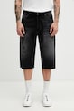 MM6 Maison Margiela szorty jeansowe męskie czarny SH0MU0014.M30064.961