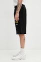 MM6 Maison Margiela szorty dresowe męskie z bawełną SH0MU0027.S25606.900 czarny SS26