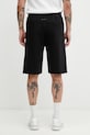 Odzież MM6 Maison Margiela szorty dresowe męskie z bawełną SH0MU0027.S25606.900 czarny