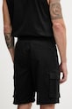 Oblečenie Calvin Klein Jeans šortky cargo pánske bavlnené s elastanom LV04RB618G čierna