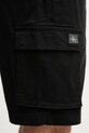 Calvin Klein Jeans šortky cargo pánske bavlnené s elastanom čierna LV04RB618G