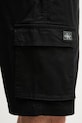 Calvin Klein Jeans šortky cargo pánske bavlnené s elastanom čierna LV04RB618G