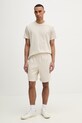 Calvin Klein Jeans šortky pánske bavlnené LV04RF282G béžová SS26