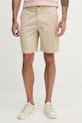 Calvin Klein Jeans chino kratke hlače muške od pamuka s elastanom bež LV04RF617G