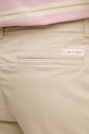 Calvin Klein Jeans chino kratke hlače muške od pamuka s elastanom bež LV04RF617G