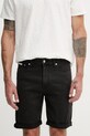 Calvin Klein Jeans σορτς Ανδρικά ντένιμα μαύρο LV04RF921G
