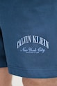 Calvin Klein Jeans σορτς επίσημα ανδρικά με βαμβάκι σκούρο μπλε LV04RF275G
