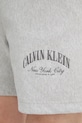 Calvin Klein Jeans σορτς επίσημα ανδρικά με βαμβάκι γκρί LV04RF275G