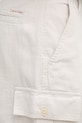Calvin Klein Jeans cargo kratke hlače moške z lanom bež LV04RF610G