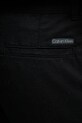 Calvin Klein Jeans cargo kratke hlače moške z lanom črna LV04RF610G