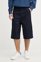 Calvin Klein Jeans pantaloncini da uomo con cotone blu navy LV04RF735G