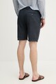 Odzież Lindbergh szorty męskie z dodatkiem lnu 30.505020 granatowy
