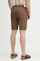 Odzież Lindbergh szorty męskie z dodatkiem lnu 30.505020 brązowy