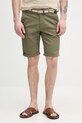 Lindbergh szorty męskie z bawełną zielony 30.505044B