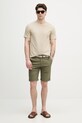 Lindbergh szorty męskie z bawełną 30.505044B zielony SS26