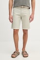 Lindbergh szorty chino męskie bawełniane z elastanem beżowy 30.505045B
