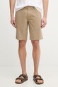 Marc O'Polo szorty męskie bawełniane z elastanem beżowy 5000012812