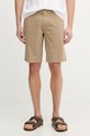 Marc O'Polo szorty męskie bawełniane z elastanem beżowy 5000012812