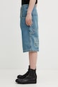 VETEMENTS szorty jeansowe Biker Cross ME76DP094N1 niebieski SS26