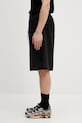 Y-3 linen blend shorts CV PLT SHORT KS7639 black SS26