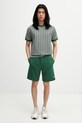 Lacoste szorty dresowe bawełniane męskie GH9860 zielony