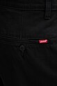 Levi's szorty bawełniane BAGGY PLEATED czarny 0057P