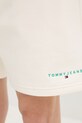 Tommy Jeans pantaloni scurți de trening pentru bărbați, cu bumbac bej DM0DM22697