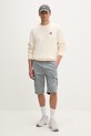 Tommy Jeans cargo šortky pánské s bavlnou DM0DM22831 šedá SS26
