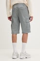 Oblečení Tommy Jeans cargo šortky pánské s bavlnou DM0DM22831 šedá