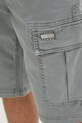Tommy Jeans cargo šortky pánské s bavlnou šedá DM0DM22831