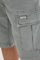 Tommy Jeans cargo šortky pánské s bavlnou šedá DM0DM22831