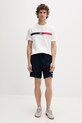 Tommy Jeans szorty dresowe męskie z bawełną DM0DM23016 granatowy SS26