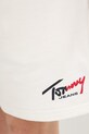 Tommy Jeans pantaloni scurți de trening pentru bărbați, din bumbac bej DM0DM23017
