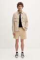 Tommy Jeans szorty dresowe męskie bawełniane DM0DM23017 beżowy SS26